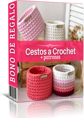 bono paquete de cestos a crochet