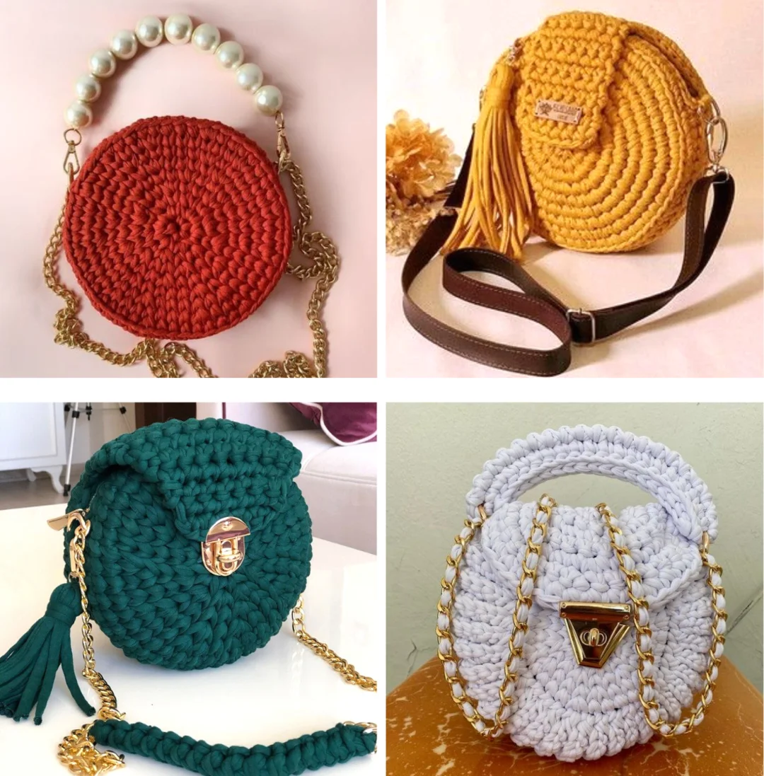 curso de carteras redondas a crochet